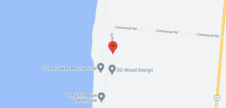 map of Lot 12 Driftwood Drive